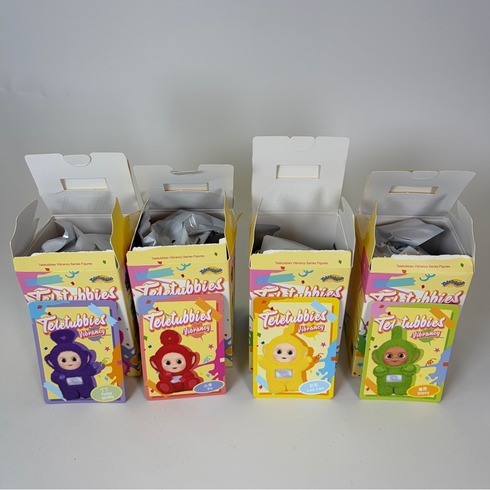 Pop Mart Teletubbies Vibrancy Set 4 Tinky Winky Dipsy La La Po SEALED Confirmed